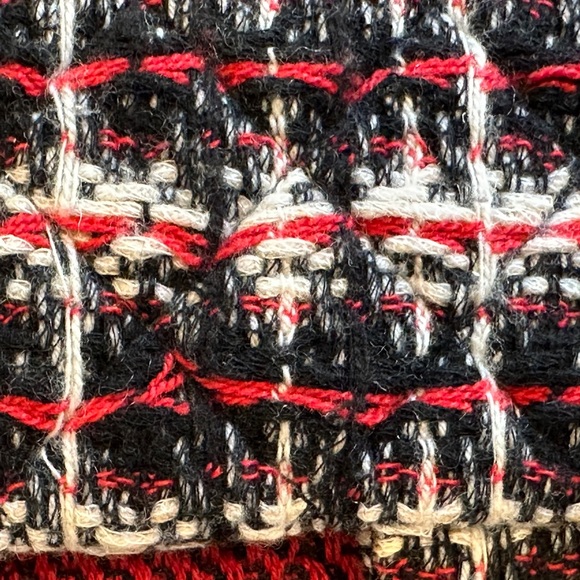 Chanel tweed red and black two flap bag - Picture 6 of 15